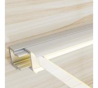 Profilo Led per mobili vetrine Nibble per strisce Led 12-24V a superfice 2 metri in alluminio M LEDME