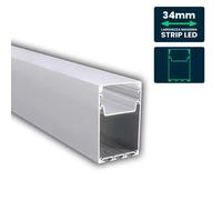 Profilo Lineare con Kit Sospensione per Strip Bianco V-TAC VT-8127