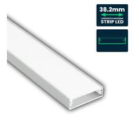 Profilo Lineare per Strip LED 38.2mm Plafone Argento V-TAC VT-71001