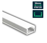 Profilo Lineare Strip LED 10 mm Argento Bianco Opaco V-TAC VT-81133
