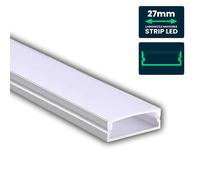 Profilo Lineare Strip LED 27mm Plafone Argento V-TAC VT-8204