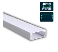 Profilo Lineare Strip LED 48mm Plafone Argento V-TAC VT-8206