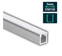 Profilo Lineare Strip LED 7mm Argento Bianco Opaco V-TAC VT-8136