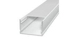 Profilo Lineare XL in Alluminio Bianco per 1-2 Strisce LED da 1m e 2m Variante Lunghezza Profilo 1 metro