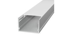 Profilo Lineare XL in Alluminio per 1 o 2 Strisce LED da 1m e 2m Variante Lunghezza Profilo 1 metro