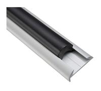 Profilo parabordo alluminio anodizzato 38 x 9 mm - 3 PZ Osculati - 44.485.10