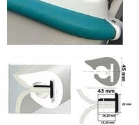 PROFILO PARABORDO ALTEZZA 45 MM BIANCO 1 METRO ACCESSORI NAUTICA