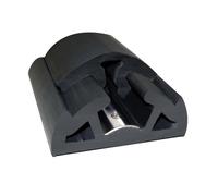 Profilo parabordo Bino nero 90 mm - 12 mt Bottazzo Parabordi Paracolpi - 12 MT