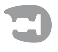 PROFILO PARABORDO PVC 33 x 30 MM NERO 1 METRO ACCESSORI NAUTICA