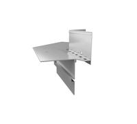 Profilo Paraspruzzi In Alluminio Renoplast Grand W63 Per Balcone Terrazza Angolo