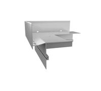 Profilo Paraspruzzi In Alluminio Renoplast Grand W63 Per Balcone Terrazza Angolo