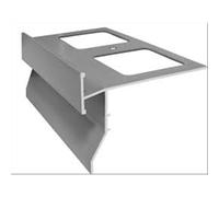 PROFILO PER BALCONI E TERRAZZE CON GOCCIOLATOIO 5,5X9,5CM DA CM270 RAL7040 GRIGI