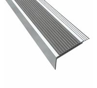 Profilo per Bordi di Scale Autoadesivo 1 Pezzo Protezione Angolare per Piastrelle Interne ed Esterne(Gray)