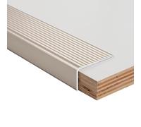 Profilo Per Bordi Per Scale | Bordo Per Scale In Alluminio | Protezione Per Bordi Di Scales | Strisce Antiscivolo Per Gradini(Rose gold,3cmx2cm (90cm))