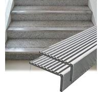 Profilo per Bordi Scala Profilo Per Gradini In Acciaio Inox, 30, 40, 50, 60, 70, 80, 90, 100 Mm Di Larghezza, Profilo Per Gradini, Profilo Per Pavimentazione(L 1.2m,WxH 45x20mm)
