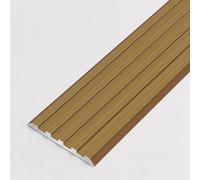Profilo Per Bordi Scale Autoadesivo, Profilo Angolare In PVC, Profilo Di Transizione Per Gradini, Protezione Per I Bordi Delle Scale Per Esterni Per Angoli Di Gradini(Brown,4x100cm)