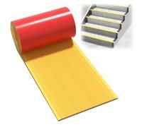 Profilo per Bordi Scale, Profilo Angolare in PVC Autoadesivo, Strisce Antiscivolo per Gradini(Yellow,5 cm/2 in)