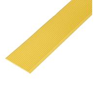 Profilo per Gradini in PVC, Profilo Antiscivolo per Gradini, Protezione Autoadesiva per Bordi Gradini per Edifici Residenziali, Scuole, Aziende, Hotel(Yellow,5cm/2in)
