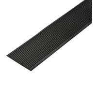 Profilo per Gradini in PVC, Profilo Antiscivolo per Gradini, Protezione Autoadesiva per Bordi Gradini per Edifici Residenziali, Scuole, Aziende, Hotel(Black,8cm/3.4in)