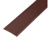 Profilo per Gradini in PVC, Profilo Antiscivolo per Gradini, Protezione Autoadesiva per Bordi Gradini per Edifici Residenziali, Scuole, Aziende, Hotel(Brown,8cm/3.4in)