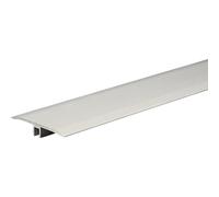 Profilo per parquet Piattoparc in alluminio argentato 6 mm x 42 mm x 900 mm Argento