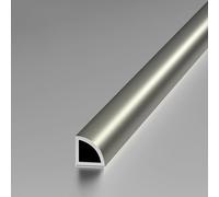 Profilo Per Piastrelle, Modanatura A Quarto Di Cerchio 125 Cm (2 Pezzi) - Protezione Per Bordi In Ceramica Per Piastrelle, Per Bagno, Ufficio(Matte champagne,10x10mm)