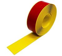 Profilo per scale in PVC, 100 cm, impermeabile, flessibile, autoadesivo, per interni ed esterni, striscia di sicurezza antiscivolo gialla