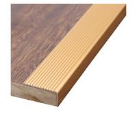 Profilo Per Scale Protezione Bordo Scale Paraspigolo Alluminio Paraspigolo | Antiscivolo Striscia Per Gradini Esterni Interni Lunghezza 90cm Spessore 2mm Profilo Angolare(Gold,W100 x H30mm)