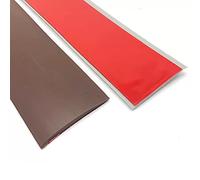 profilo per soglie, Striscia autoadesiva in PVC for bordatura di moquette e pavimenti, larghezza 4 cm, transizioni soglie decorative, facile installazione(Brown,6m/19.7ft Length)