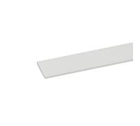 Profilo piatto 1 m 30x2 mm alluminio bianco Bianco