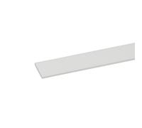Profilo piatto 2 m 30x2 mm alluminio bianco Bianco
