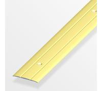 Profilo piatto di transizione/perforato, 37 mm larga nelle diverse varianti, Oro