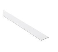 Profilo Piatto in Alluminio Bianco di Spessore 2mm di diverse misure (Lunghezza 1000mm x Larghezza 30mm)