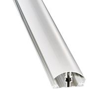 Profilo PVC di collegamento e bloccaggio PVC 1,0/1,6 cm 200 cm bianco Bianco