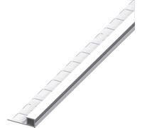 Profilo Quadrato Chiuso Jolly Alluminio Argento Cromato Mm 10 x 2 5 M 5
