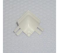 Profilo raccordo igienico in pvc morbido bianco angolo interno arrotondato varie lunghezze (ANGOLO INTERNO)