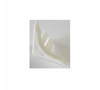 Profilo raccordo igienico in pvc morbido bianco angolo interno arrotondato varie lunghezze (TAPPO TERMINALE)