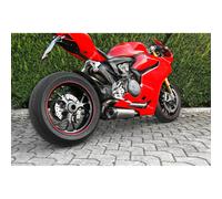 Lampa Profilo adesivo per cerchi Wheel Stripe Racing Kit 2 moto o 4 auto Rosso