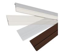 Profilo sigillante in silicone trasparente a T, Guarnizione universale per porte e finestre, Fermaspifferi autoadesivo, Isolamento acustico e termico, Lunghezza 1(Size:3.6CM(1.41IN),Color:Marrone)