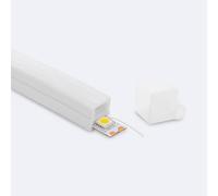 Profilo Silicone effetto Neon SFLEX 12x12 Curva Verticale per Striscia LED