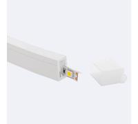 Profilo Silicone Effetto Neon SFLEX 12x20 Curva Laterale per Striscia LED IP20