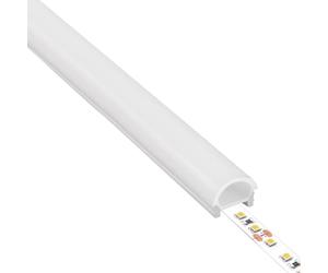 Profilo Silicone Effetto Neon SFLEX 24x18 Semicircolare Curva Verticale per