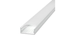 Profilo Slim per Doppia striscia LED 1m e 2m - BIANCO Variante Lunghezza Profilo 1 metro