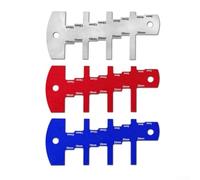 Profilo sottile in acciaio inox in lega di alluminio per sega da banco altezza e profondità di instradamento in officine di falegnameria (blu)