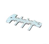 Profilo sottile in acciaio inox in lega di alluminio per sega da banco altezza e profondità di instradamento in officine di falegnameria (rosso)