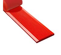 Profilo Strisce Adesive In Gomma Antiscivolo Per Gradini 5m 1m Protezione Per Bordi Gradini Per Aiutare Anziani E Bambini A Camminare(Red,1m*8cm)