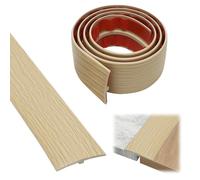 Profilo T di transizione, listello per soglie in PVC, profilo di transizione autoadesivo da 3M * 5CM, listello di copertura per livellamento del pavimento per pavimenti in parquet, laminati e soglie