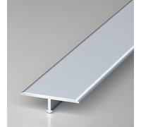 Profilo T In Alluminio, Striscia Di Soglia Per Pavimento, Larghezza 30-60mm | Striscia di Transizione per Pavimento, Soglia Porta e Riempimen to Fessure Parquet e Piastrelle(Gray B,40mmx135cm)