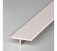 Profilo T In Alluminio, Striscia Di Soglia Per Pavimento, Larghezza 30-60mm | Striscia di Transizione per Pavimento, Soglia Porta e Riempimen to Fessure Parquet e Piastrelle(Rose,40mmx100cm)