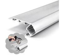 Profilo Tagliabile Per Bordo Con Alloggiamento Per Luci LED | Profilo In Alluminio Per LED Da Con Canale Di Sicurezza, Profilo Di Protezione E Rivestimento Per Il Bordo Del Gradino